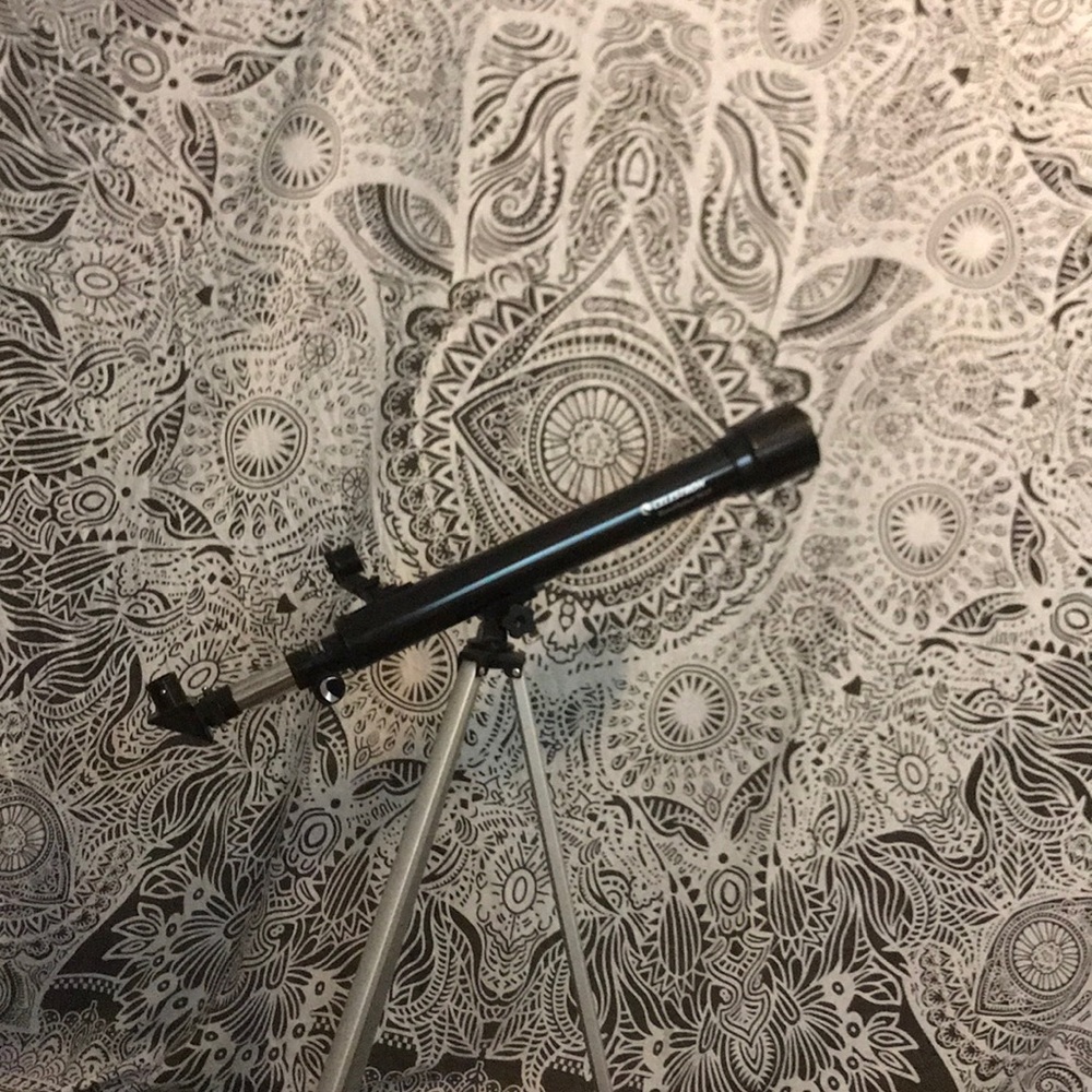 Toy telescope.